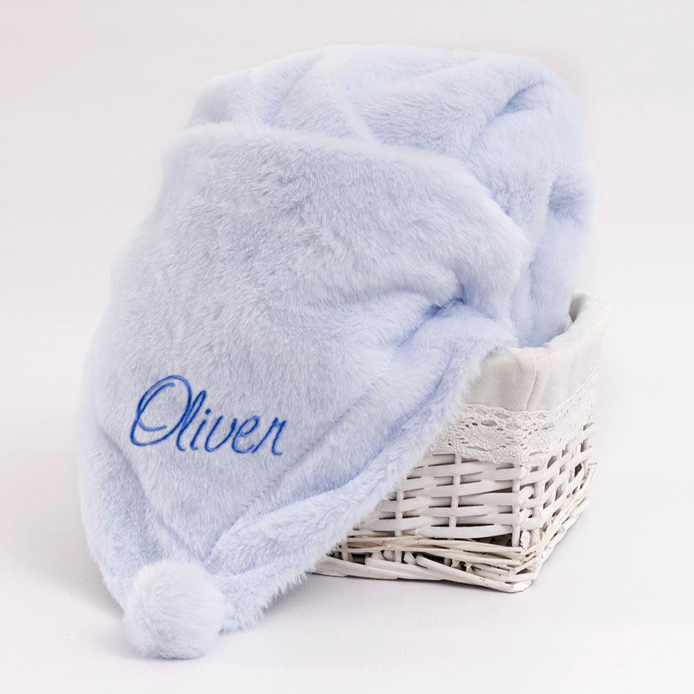 Manta Bebé Personalizada Invierno Pompon - Nanetes #